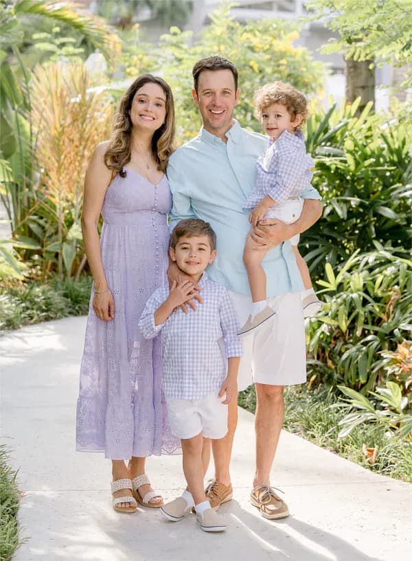 The Magruder family in Galveston