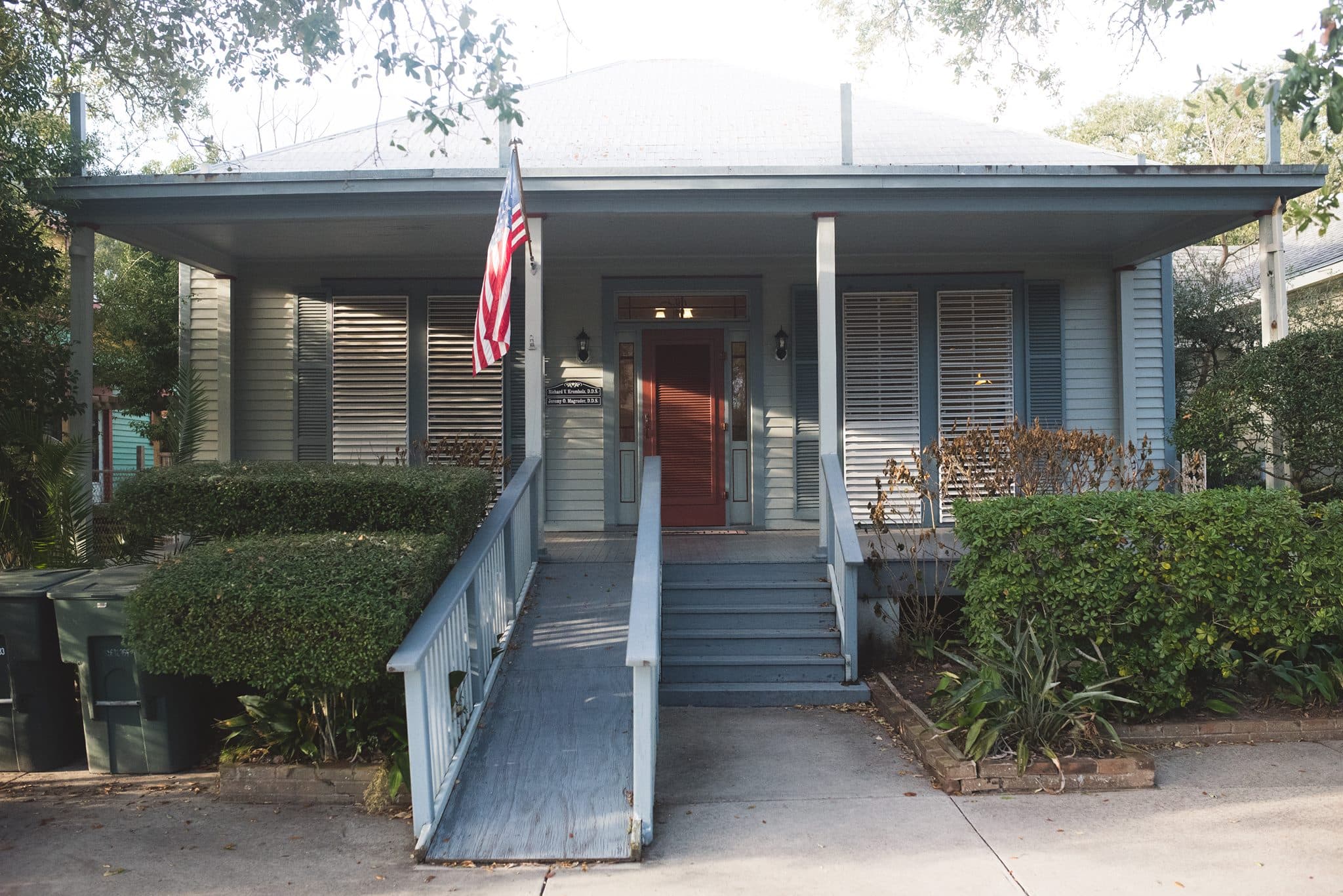 The historic 1870s home that served as the original Magruder Family Dentistry office